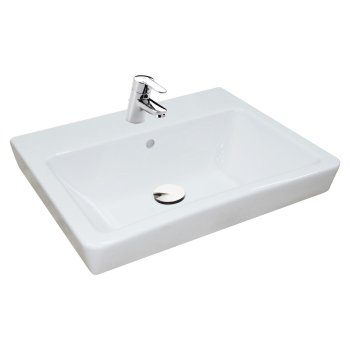Lavoar suspendat ROCA Caserta, 50×43 cm, alb